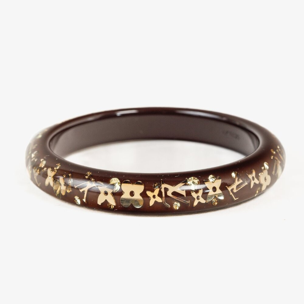 Louis Vuitton Resin Flowers Narrow Inclusion Bangle